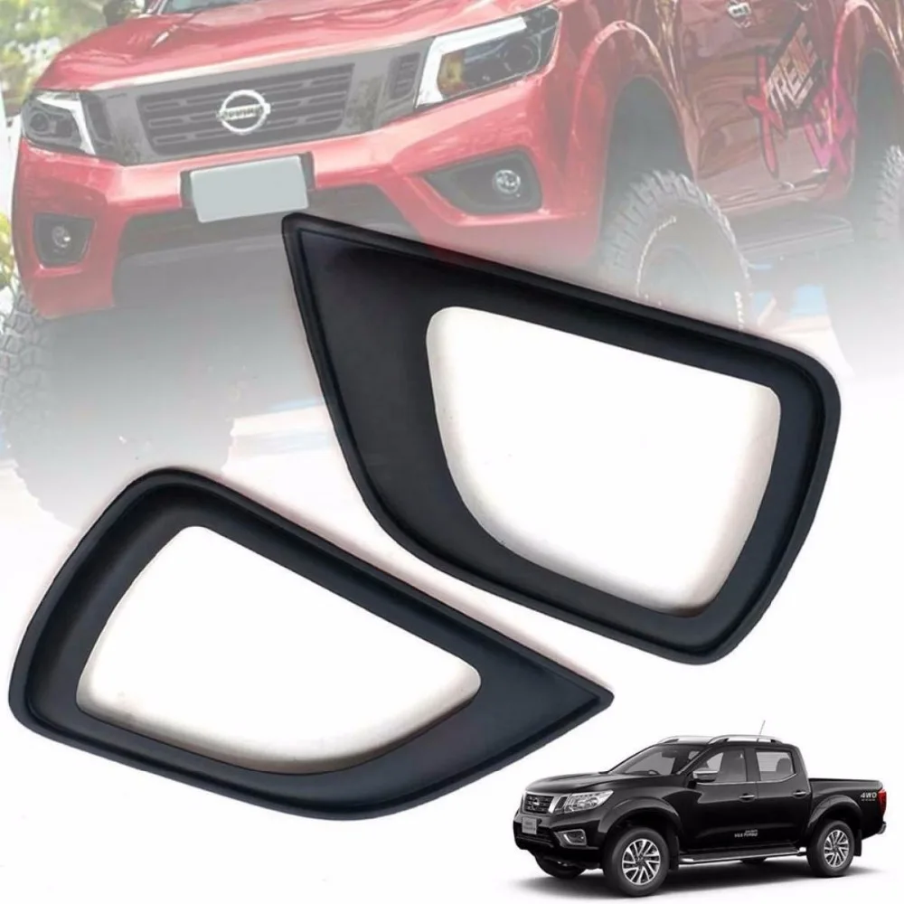 JanDeNing Fit- Nissan NP300 Navara Frontier D23 4WD противотуманная фара черная крышка рамка