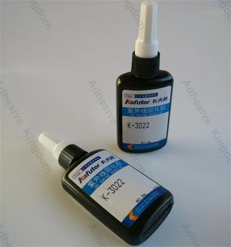100% подлинный 10 шт. 50 г kafуф клей УФ отверждаемый PVS ABS акриловый клей|adhesion|acrylate adhesive