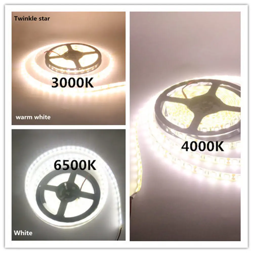 220В 230В 240В 4000 к Светодиодная лента Водонепроницаемая ip67 ip68 120led/m 2835 smd природа