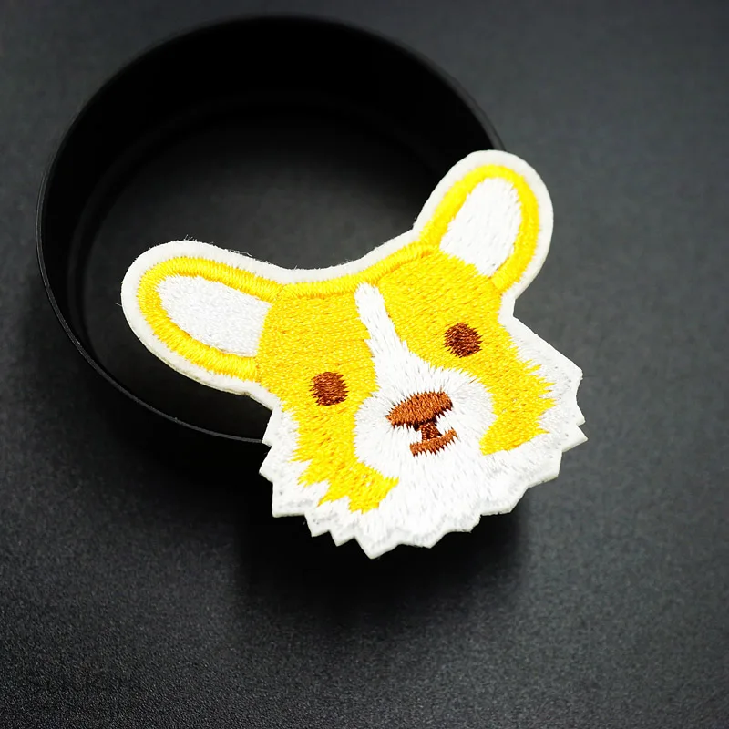 Вышитая аппликация Corgi Dog (Размер: 4 0x4 6 см)|badge patch|sewing patchpatches embroidered |