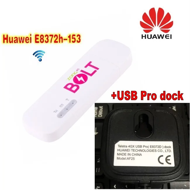 Wi Fi точка доступа Huawei E8372h 153 Wingle 150 Мбит/с LTE 4G 3G USB модем разблокированный + док