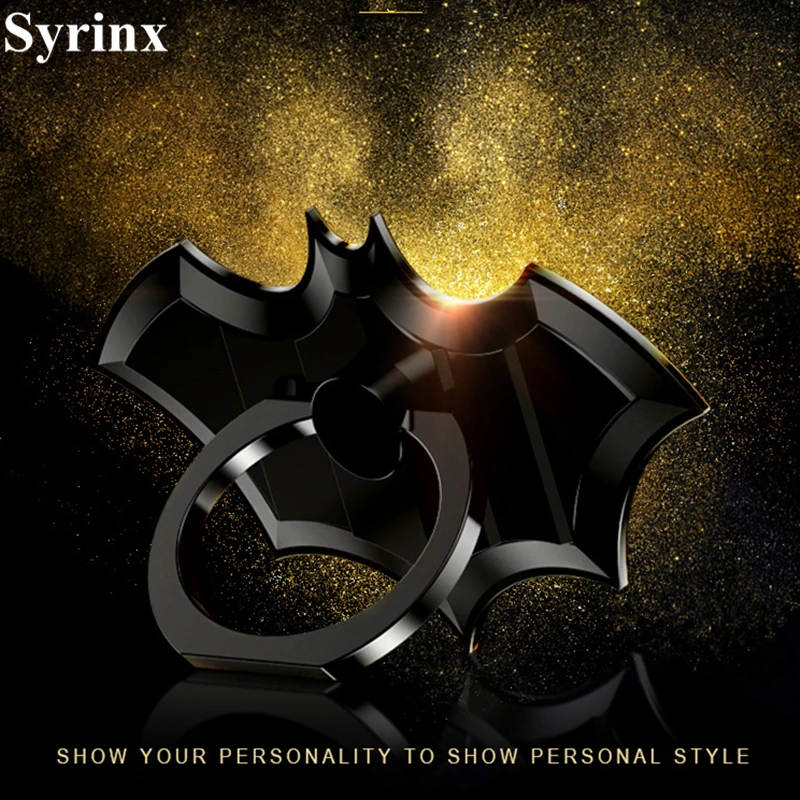 Универсальный роскошный держатель SYRINX с кольцом на палец для смартфона