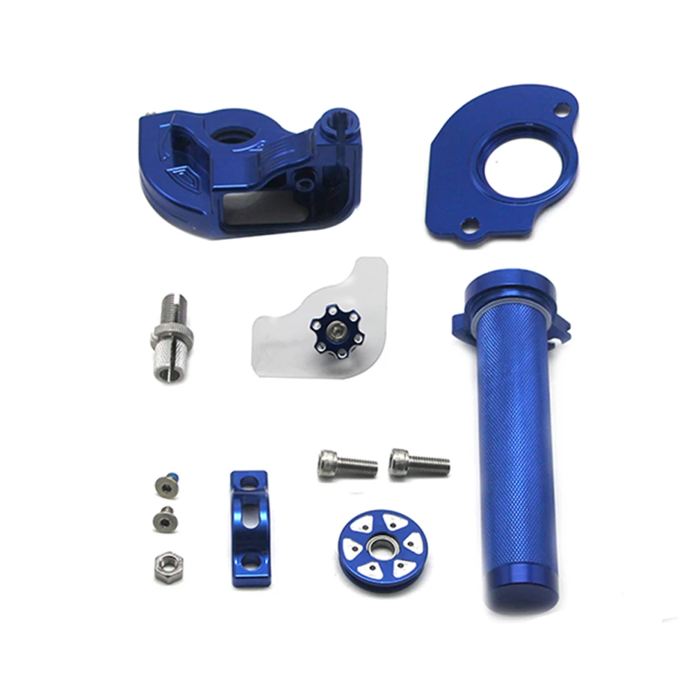 ZSDTRP алюминиевые ручки дроссельной заслонки для мотоцикла с ЧПУ 22 мм поворотная