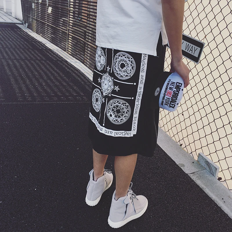 Фотосессия! Новинка 2017 летняя мужская одежда модные индивидуальные винтажные