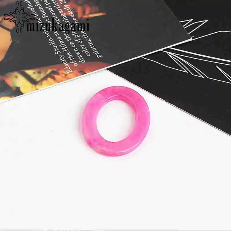 Смола уксусной кислоты узоры Овальные Подвески 10 шт./лот для DIY висячие серьги аксессуары для ювелирных изделий