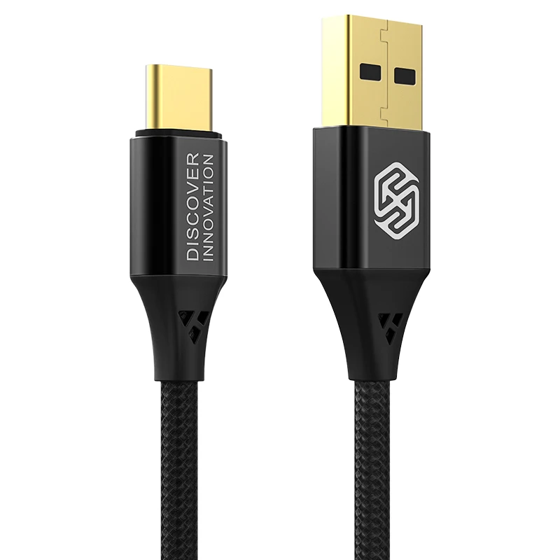 1m Fast Charging Type C USB Cable Original NILLKIN Nylon Weave Charger Adapter For Xiaomi mi 10 pro huawei Oneplus 8 OPPO|Кабели для