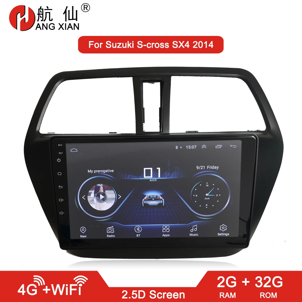 Повесить XIAN 2 din Автомобильный Радио для Suzuki S-CROSS Автомобильный dvd-плеер gps навигация Автомобильные аксессуары Авторадио 4G интернет