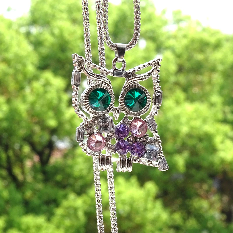 Ожерелье цепочка с подвеской в виде совы|Цепочки| |