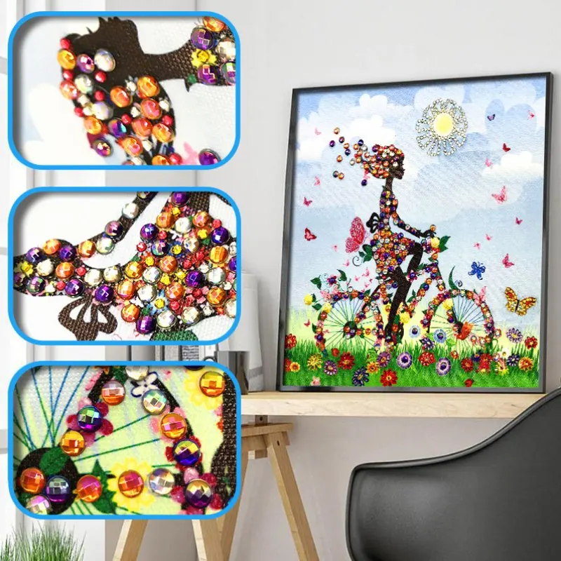 5D DIY специальное творчество в форме бриллианта Набор для рисования для взрослых или детей Искусство ремесло для домашнего декора стен