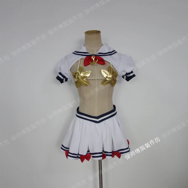 [По индивидуальному заказу] Аниме! Супер Sonico Pisces Ver Костюм Форма моряка Косплей
