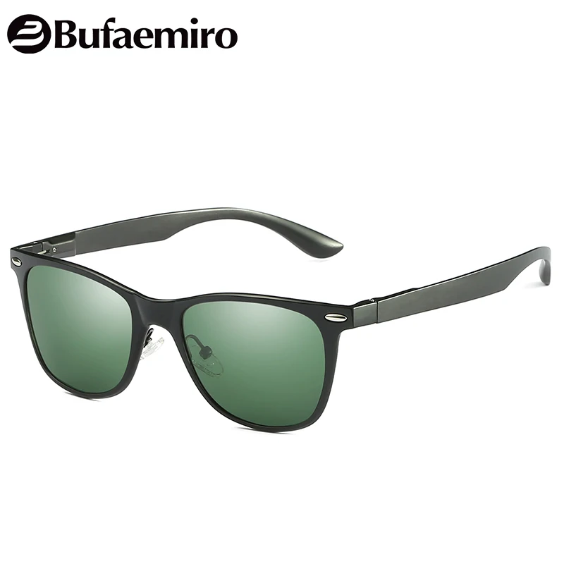 Bufaemiro latest fashion polarized square sunglasses with metal frame UV400 performance for men and women pomotion SW71127 | Аксессуары