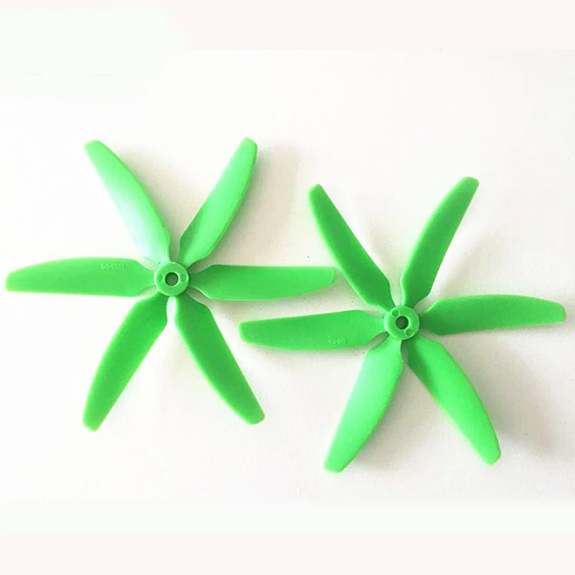 JMT 5040 5x4 &quotCW CCW 6 листный пропеллер реквизит для DIY RC гоночный Дрон Квадрокоптер FPV
