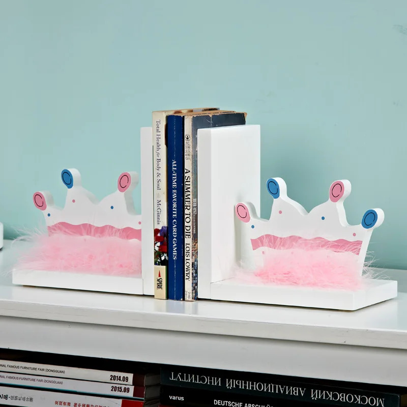Украшение для дома фирменный дизайн детской короны книжные концы держатель