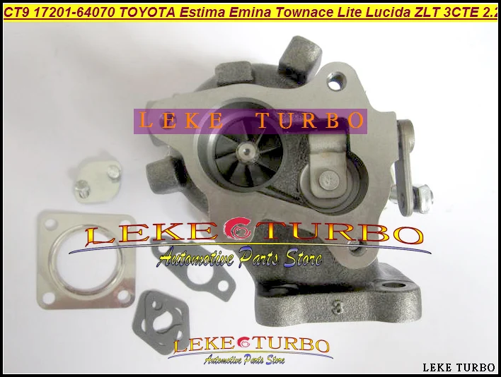 Турбокомпрессор Turbo CT9 17201 64071 64070 для TOYOTA Estima Emina Lucida Lite Townace Picnic 3CTE 3CT 2.2L D бесплатная