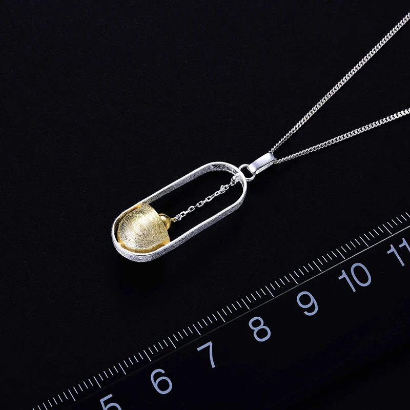 

Lotus Fun Moment Real 925 Sterling Silver Fashion Jewelry Creative Hammer Ram Design Pendant without Necklace for Women