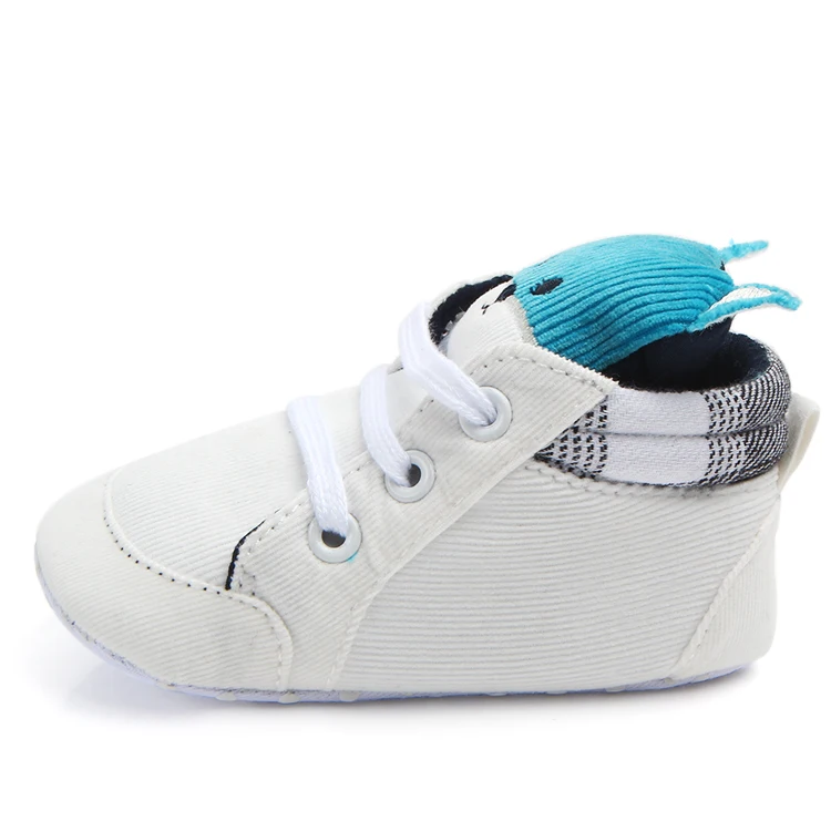 Cute cat Lace-up baby pedal shoes Newborn Infant Toddler First Walkers Soft Soled Cotton Fabric Kids Shoes |