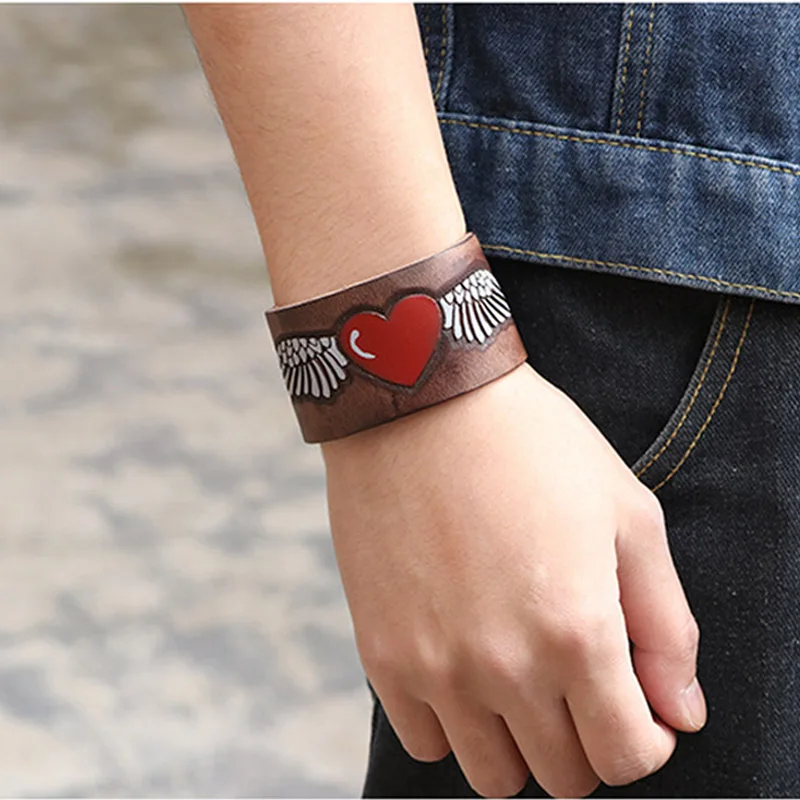 Браслет со сменными кнопками в стиле панк-рок 18 мм | Украшения и аксессуары