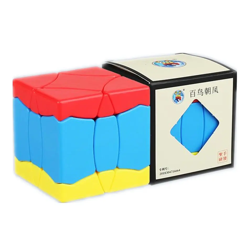 

Shegnshou 3x3 Cube New Design Strange-shape Skew 3x3x3 Magic Speed Cube Professional Puzzle Toys For Children Kids Gift Toy