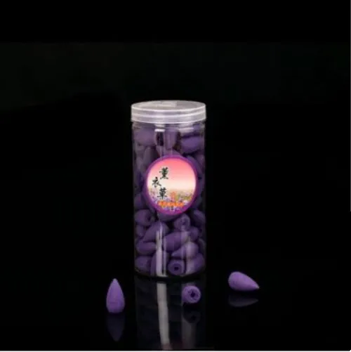 purple 80PCS Бог Будда Ганеша обратного потока ладан горелка Индии Курильница держатель подарки медитация украшения дома и офиса ремесла - Цвет: purple 80PCS