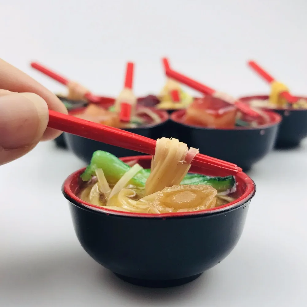 2 шт./лот масштаб 1/6 миниатюрный кукольный домик лапша с палочками ролевая еда для