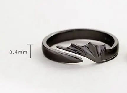Rings-A Silvology, 925 пробы, серебряные кольца для пар с ангелом и дьяволом, оригинальные креативные Романтические кольца с текстурой для влюбленных, праздничные украшения - Цвет камня: Rings-A