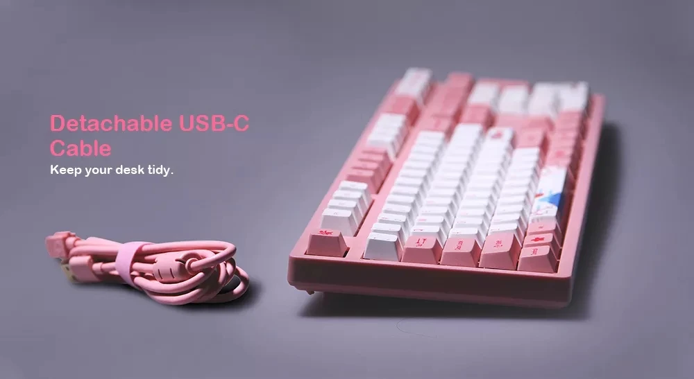 AKKO 3108 V2 тип-c Проводная Механическая игровая клавиатура 108 клавиша PBT Keycap World Tour Series Tokyo
