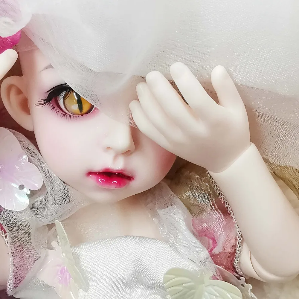 Зверь оранжевые глаза Bjd кукольные пластиковые кошачьи sd глазные яблоки для 1/3 1/4