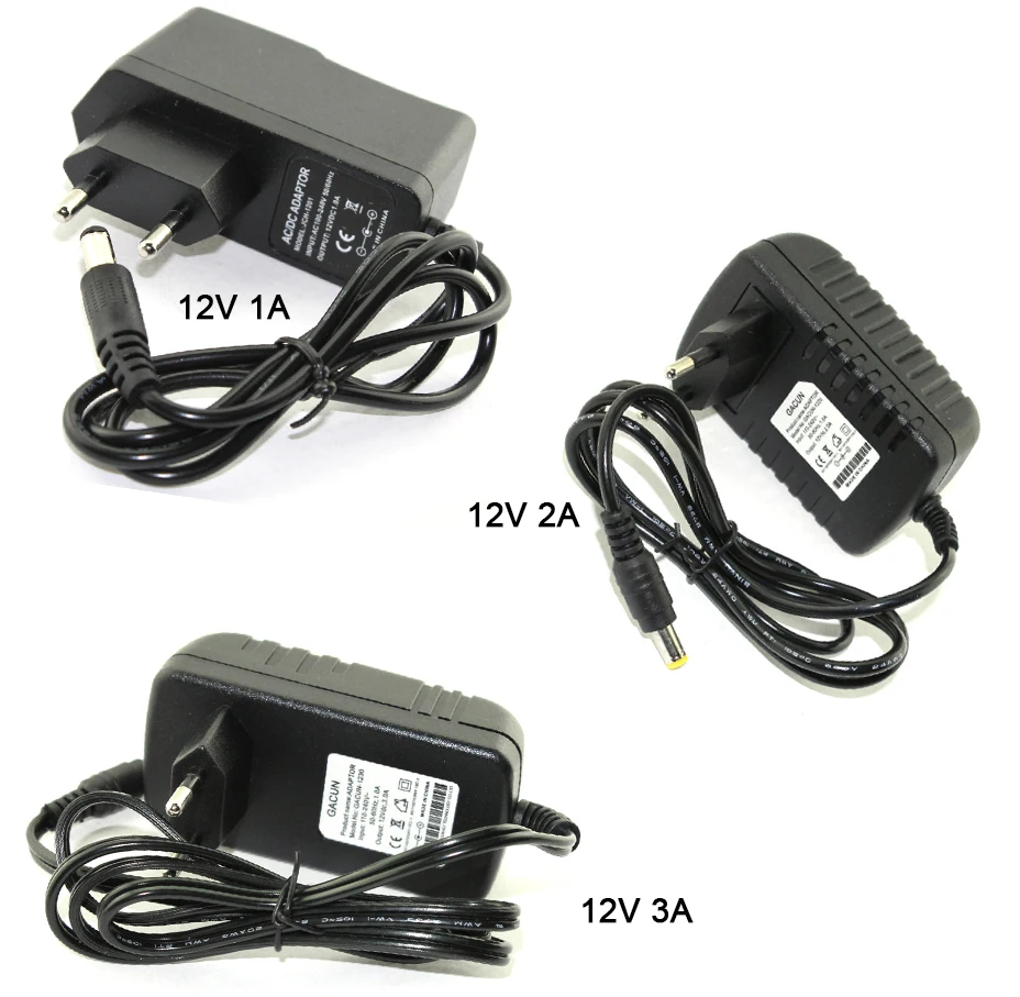 AC 100V-240V to DC 12 V 1A Power Adapter led driver EU/US Plug Converter Switch Supply Charger Transformer For LED Strip |