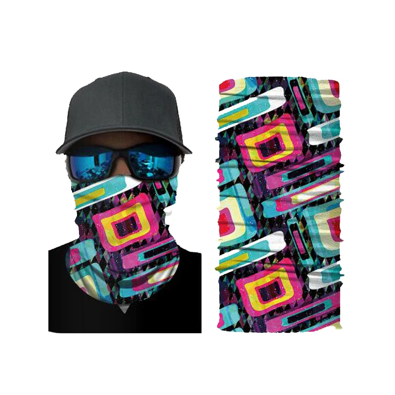 Камуфляжная бандана 3D многофункциональные головные уборы прозрачная защита для
