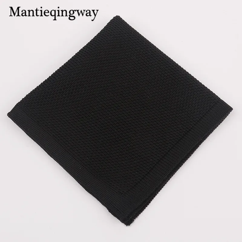 Mantieqingway Мода вязаный платок для мужской карманный квадратный Полотенца Бизнес