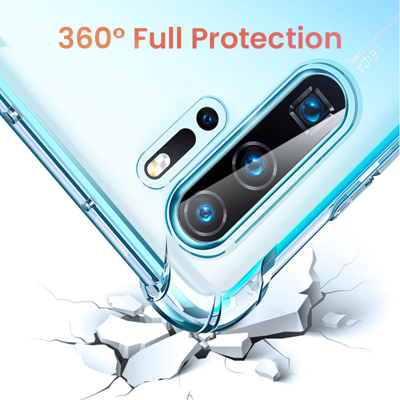 Прозрачный чехол для телефона Bapick из ТПУ huawei P20 P30 Lite Pro mate 20 y6 Y9 2019 nova 3 3i защитный