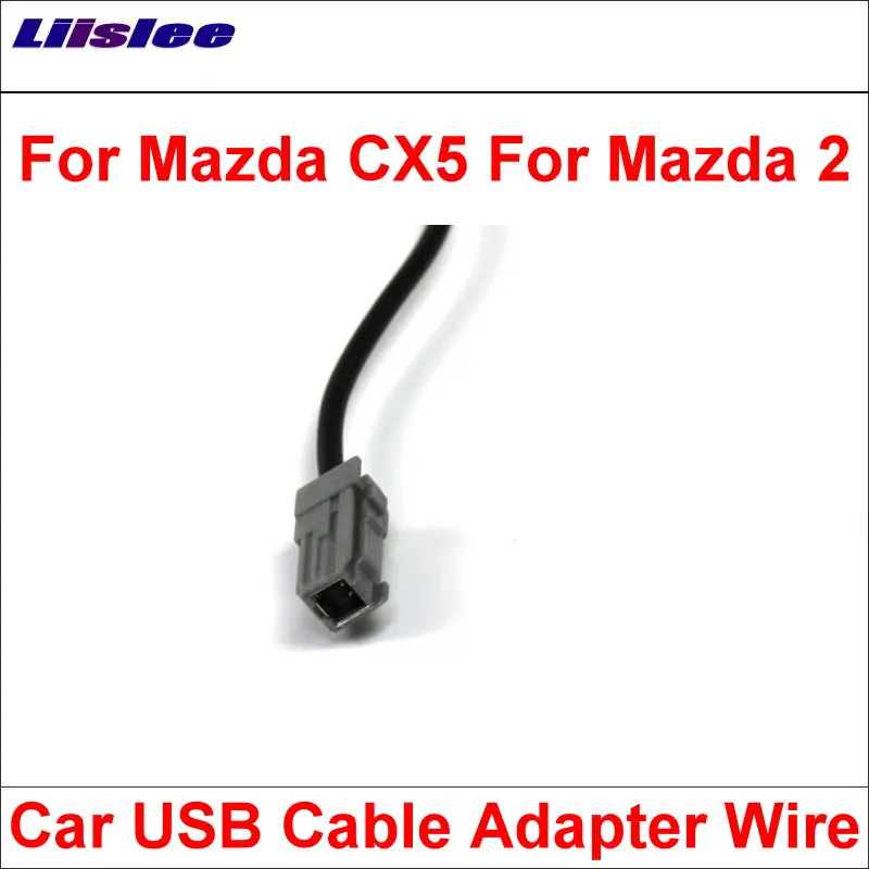 Liislee оригинальные вилки к USB адаптеру Conector для Mazda CX5 2 Автомобильное CD радио аудио