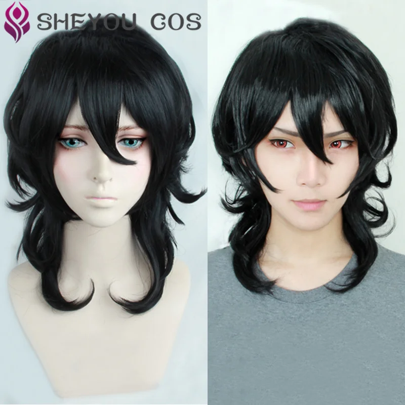 Игра Аниме Ensemble Stars Sakuma Rei 40 см Япония и Южная Корея черные волосы термостойкие