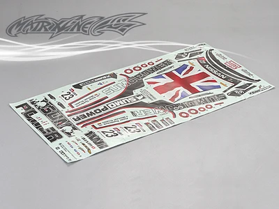 NISMO sticker 1 комплект GTR35 GT 1/10 1:10 drift RC PC корпус 195 ширина прозрачный чистый не окрашенный drift корпус RC hsp hpi trax Tamiya - Цвет: NISMO sticker