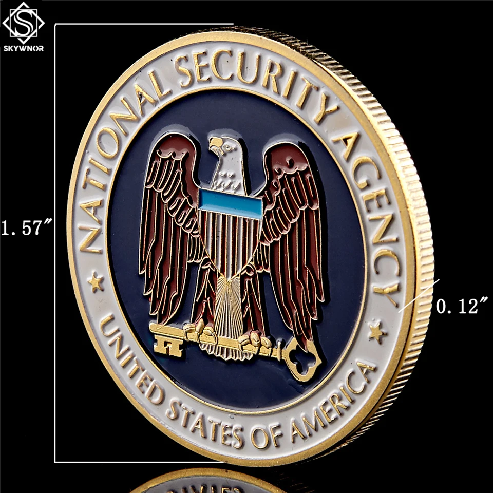 Коллекция Агентства безопасности национальной нации монет США NSA Вашингтон. D.C