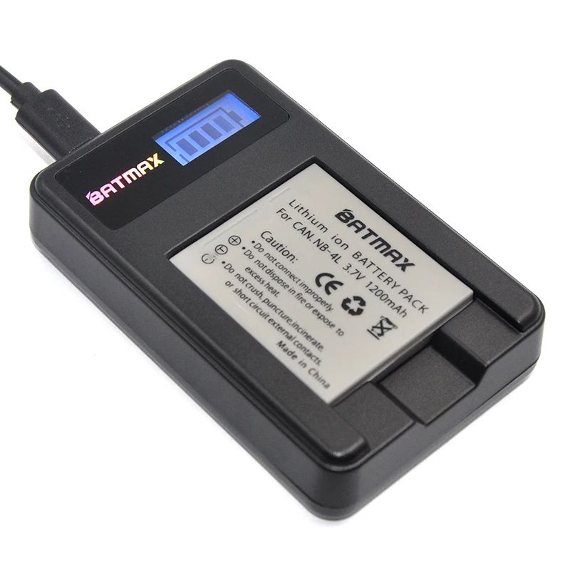 

1Pcs 1NB-4L NB4L NB 4L Battery+LCD Charger for Canon IXUS 50 55 60 65 80 75 100 I20 110 115 120 130 IS 117 220 230 255 HS SD780
