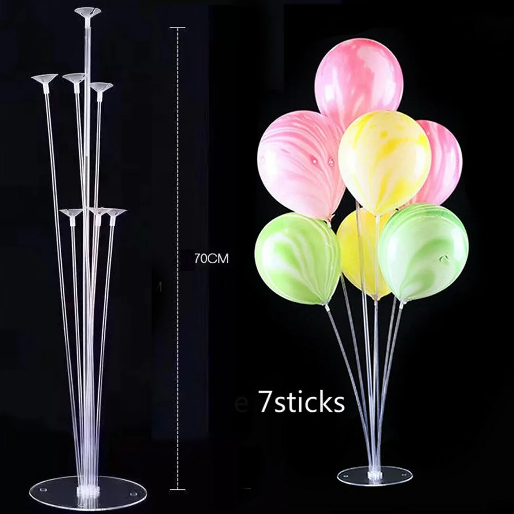 70cm balloon stand 1m Balloon Sticks Holders Balloons Accessories Balloon Arch Chain Ballons Stand Kit Ring Clips Birthday Party Wedding Decors - Цвет: 70cm balloon stand