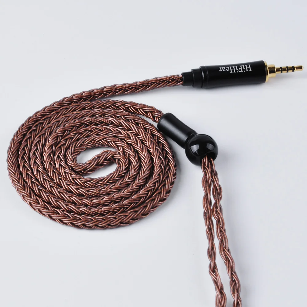 HiFiHear 16 Core посеребренный кабель 2 5/3 5/4 4 мм балансный с MMCX/2pin для BLON BL 05 BL05 ZSX плотным