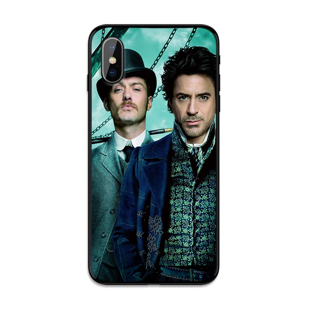 Шерлок Холмс Мягкий ТПУ чехол для Apple iPhone 6 6S 7 8 Plus 5 5S SE X XS MAX XR силиконовые чехлы |