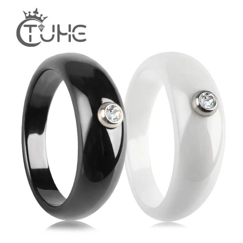 2018 ширина различных женских колец плюс маленький большой фианит кристалл 4 мм и 7