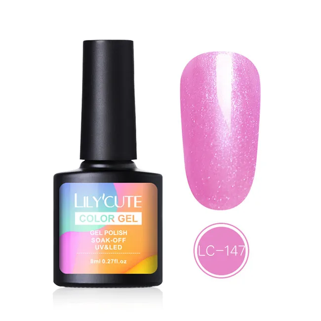 LC-147 LILYCUTE 8 мл Хэллоуин УФ-гель для ногтей чистый цвет ногтей гель лак светодиодный Полупостоянный гель лак праймер для ногтей гель - Цвет: LC-147