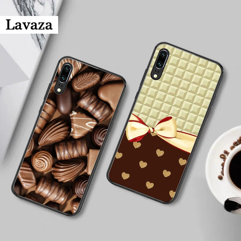 Силиконовый чехол с шоколадным дизайном для Huawei P8 Lite 2015 2017 P9 2016 Mimi P10 P20 Pro P Smart Z 2019