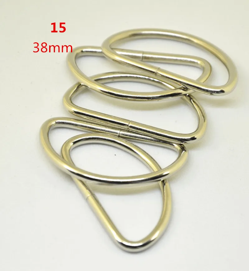 Металлический d образная Пряжка 0 4 ''/0 48''/0 6 8''/1/1.5''IN NonWelded D ди кольцо
