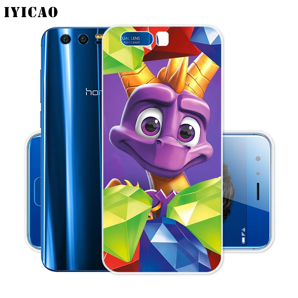Мягкий силиконовый чехол IYICAO Spyro The Dragon для Huawei Y9 Y7 Y6 Prime 2018 Honor 8C 8X 8 9 10 Lite 7X 7C 6A 7A Pro |