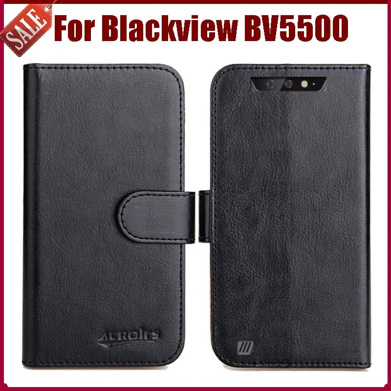 Горячая распродажа! Чехол Blackview BV5500 Новое поступление 6 цветов искусственная кожа