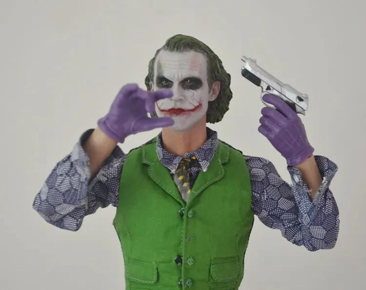 Супер гибкая Мужская фигурка в масштабе 1:6 JOKER Heath Ledger 12 дюймов экшн кукла