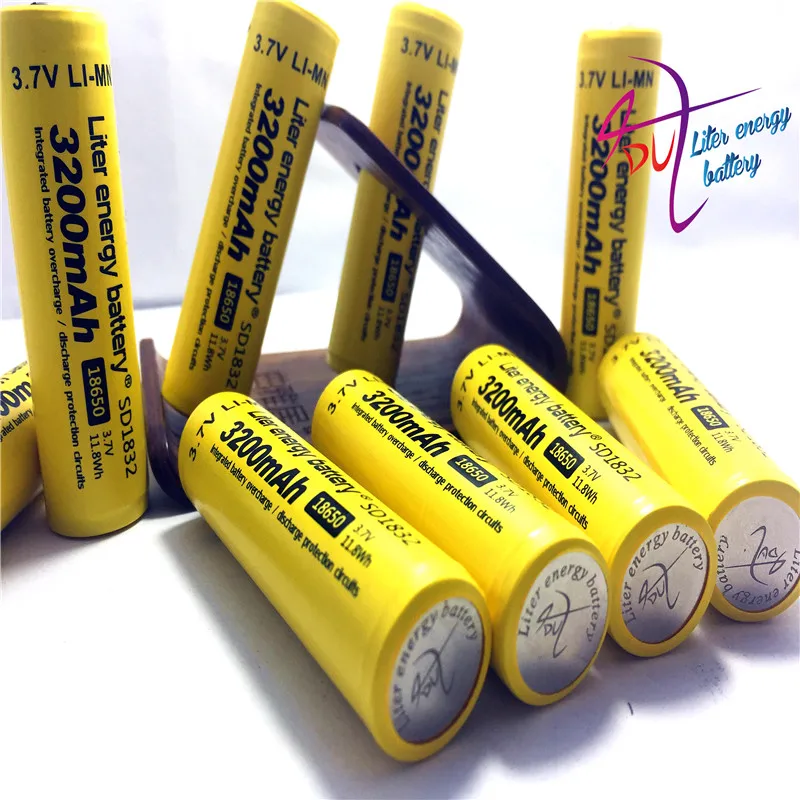 Аккумуляторы для ноутбука 3 шт. новые оригинальные 18650 7 v 3200 mah литиевая