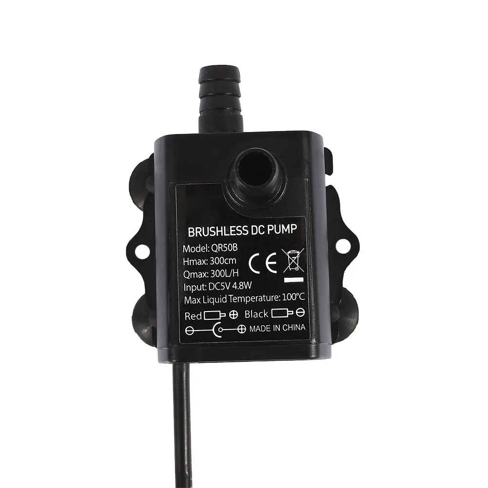 Универсальный водяной насос для фонтана мини 4 8 W DC5V USB Hmax 300 см домашний фонтан