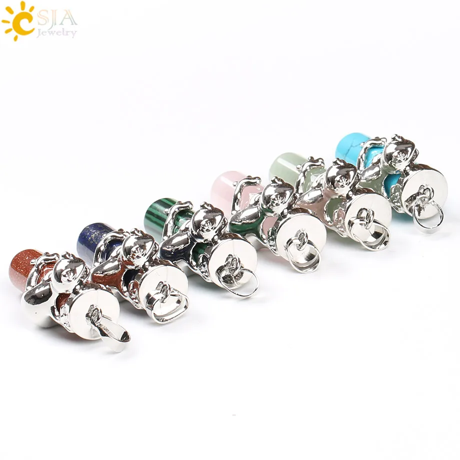 CSJA счастливое Исцеление ювелирные изделия лягушка животное обертка натуральный