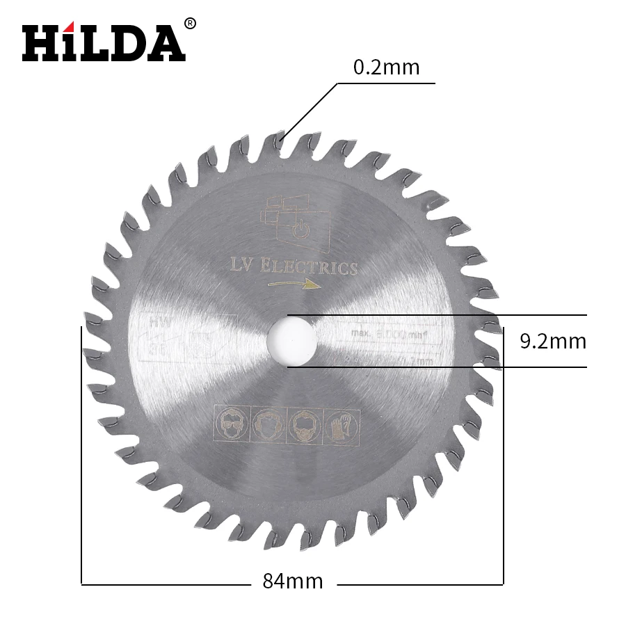 HILDA 36 T TCT Вольфрам карбида мини нож для циркулярной пилы для резки древесины Мощность инструмент Аксессуары пильный диск мини циркулярная пила